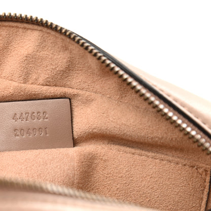 Gucci Calfskin Matelasse Small GG Marmont Chain Shoulder Bag Porcelain Rose 7 of 10