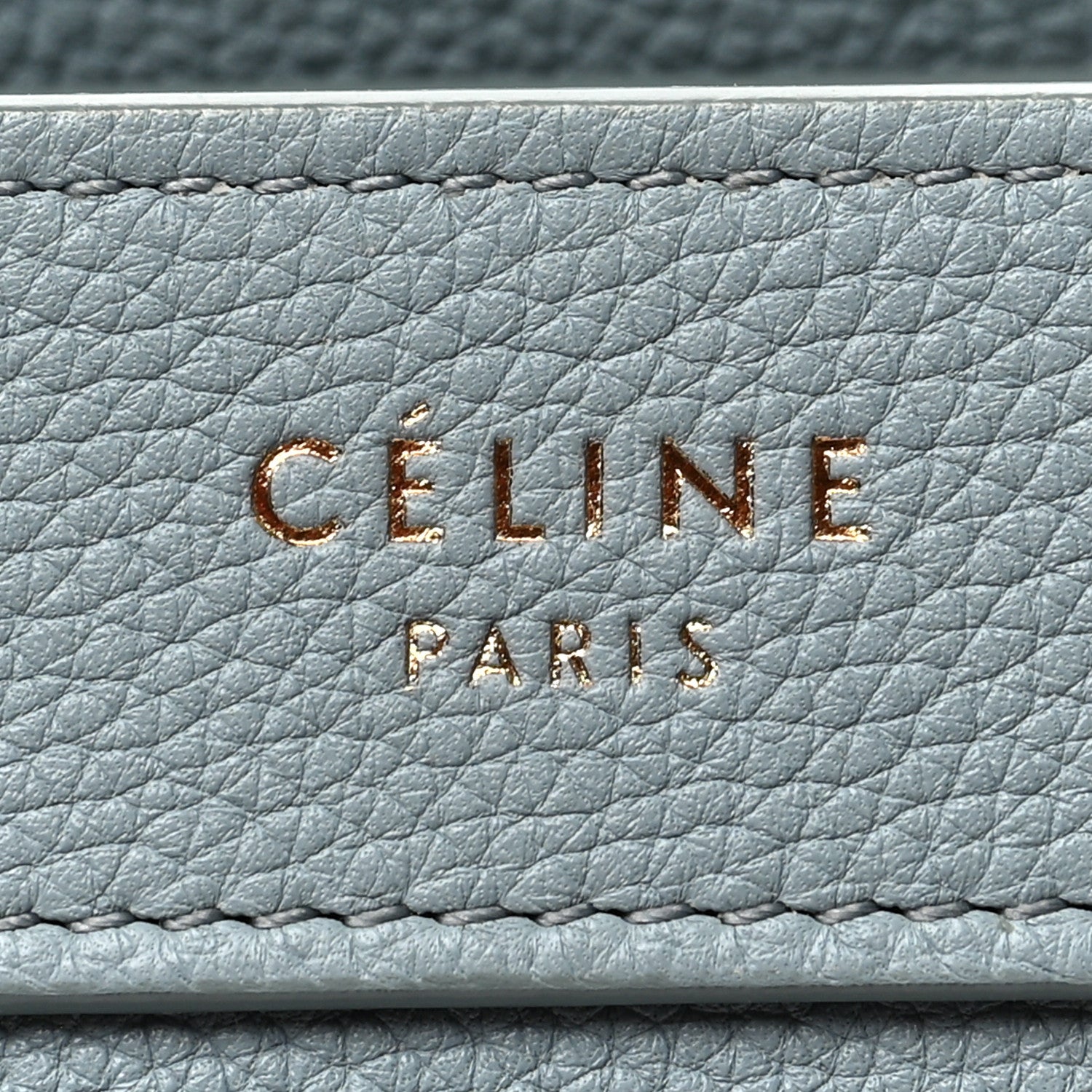 Celine Drummed Calfskin Nano Luggage Cloud 7 of 8