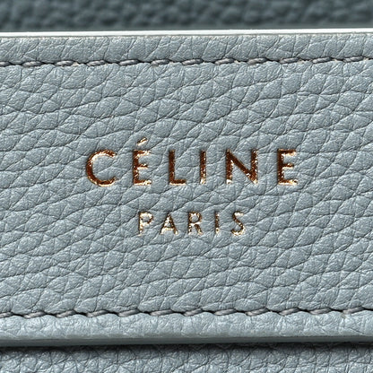 Celine Drummed Calfskin Nano Luggage Cloud 7 of 8