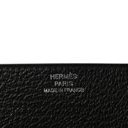 Hermes Chevre Mysore Roulis Slim Wallet Black 7 of 8