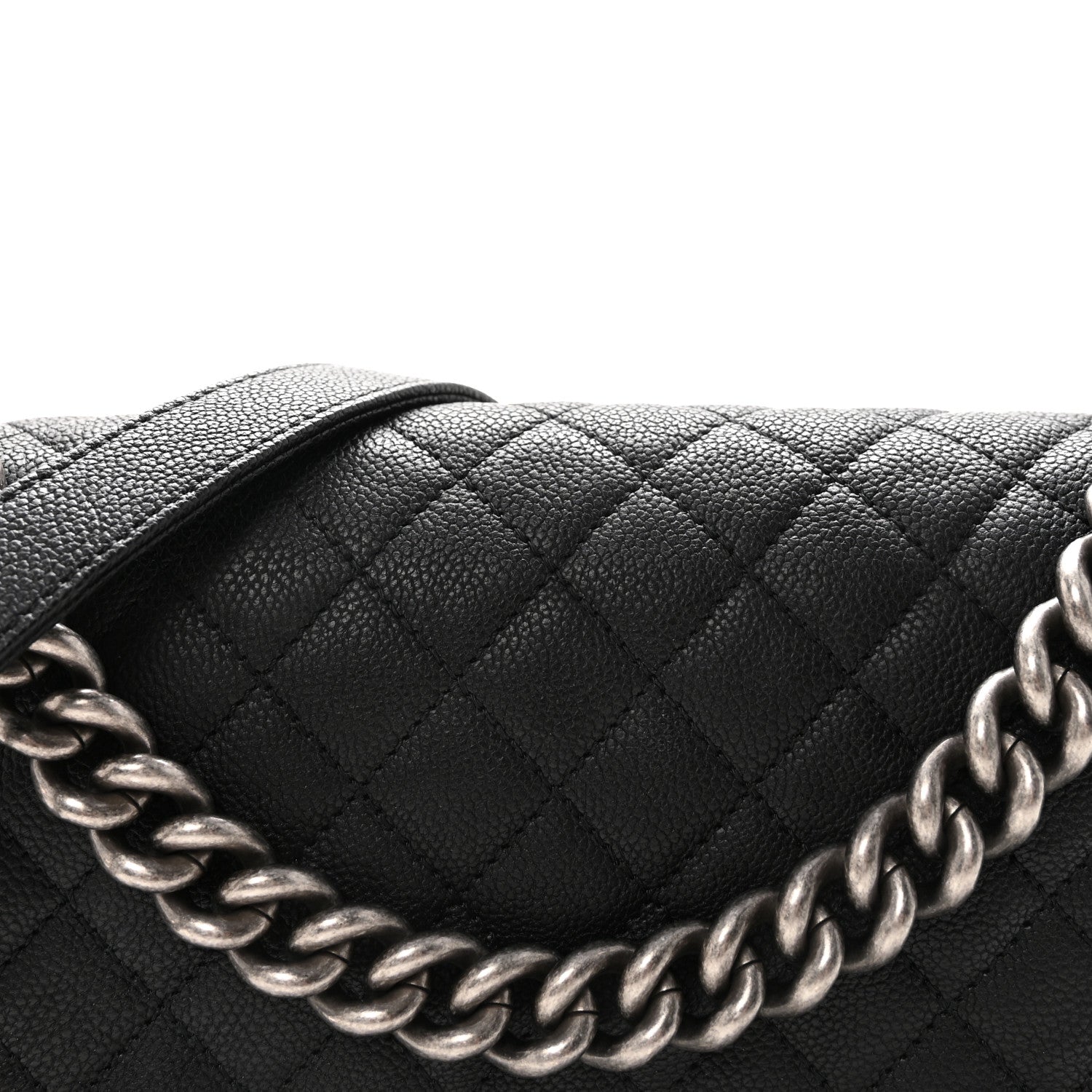 Chanel Caviar Quilted Medium Boy Flap Black 8 of 11