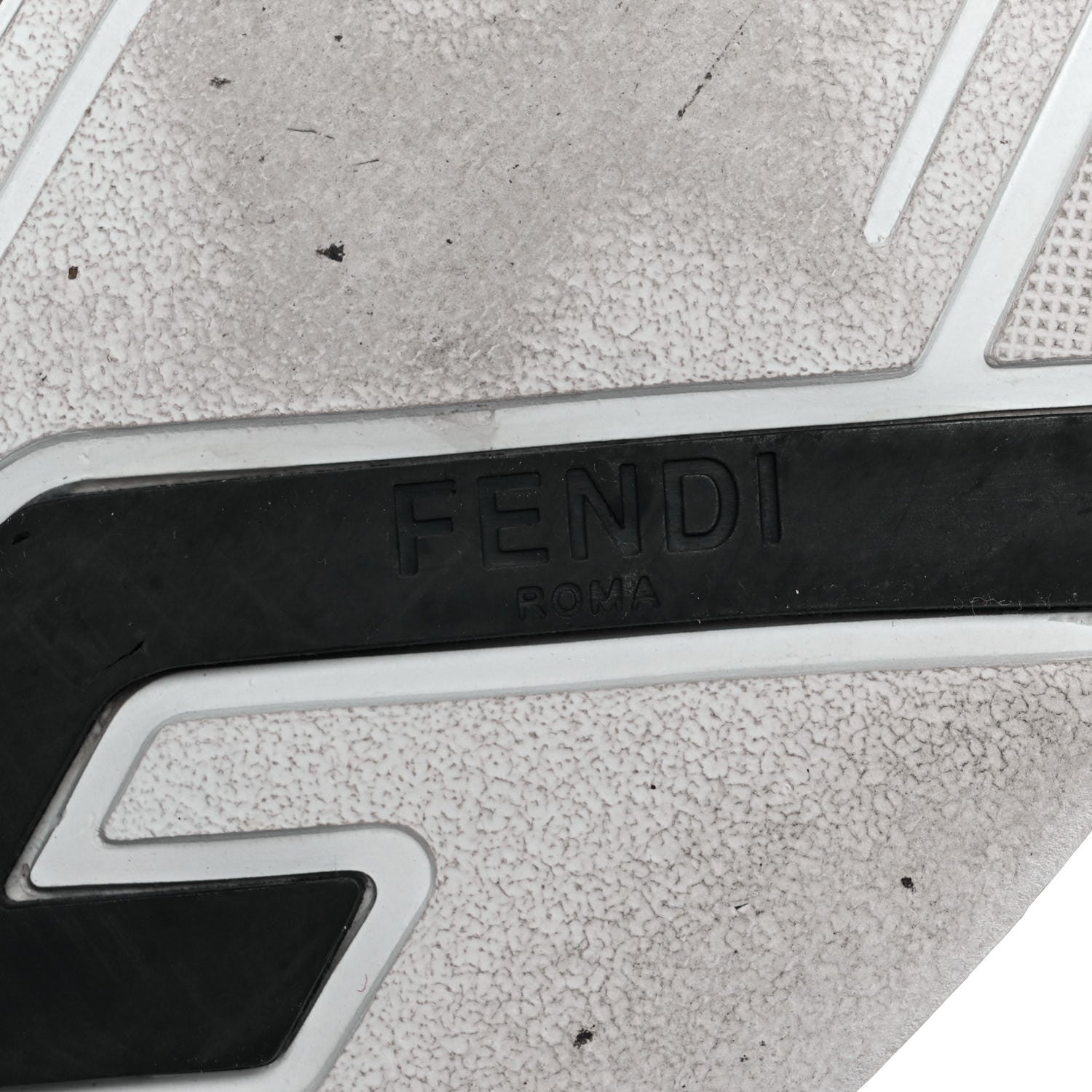 Fendi X SARAH COLEMAN Nylon Lycra FF Vertigo Mens Fendi Flow Low Top Sneakers 9 Black 6 of 8
