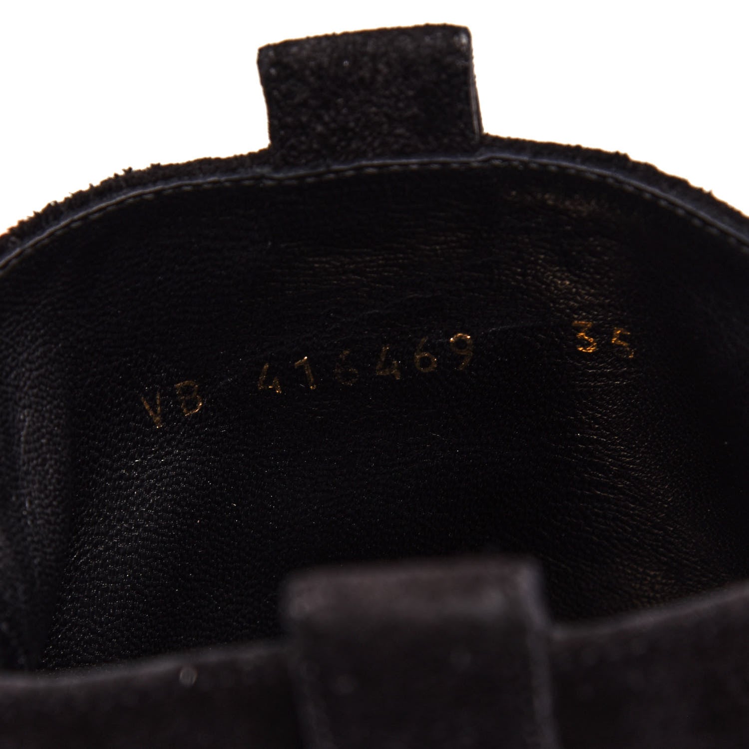 Saint Laurent Suede Rock 40 Stars Ankle Boots 35 Black 10 of 10