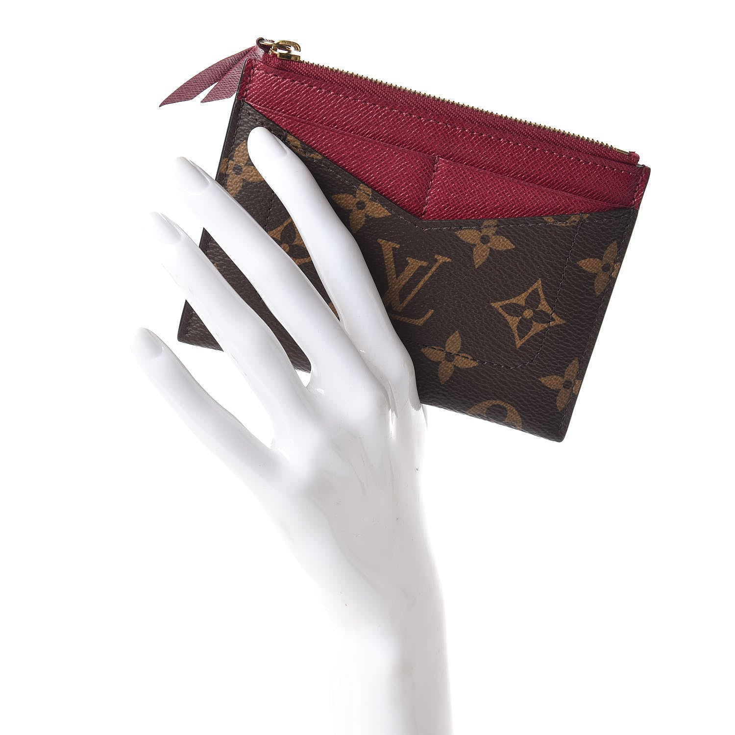 Louis Vuitton Monogram Zipped Card Holder Fuchsia 2 of 6