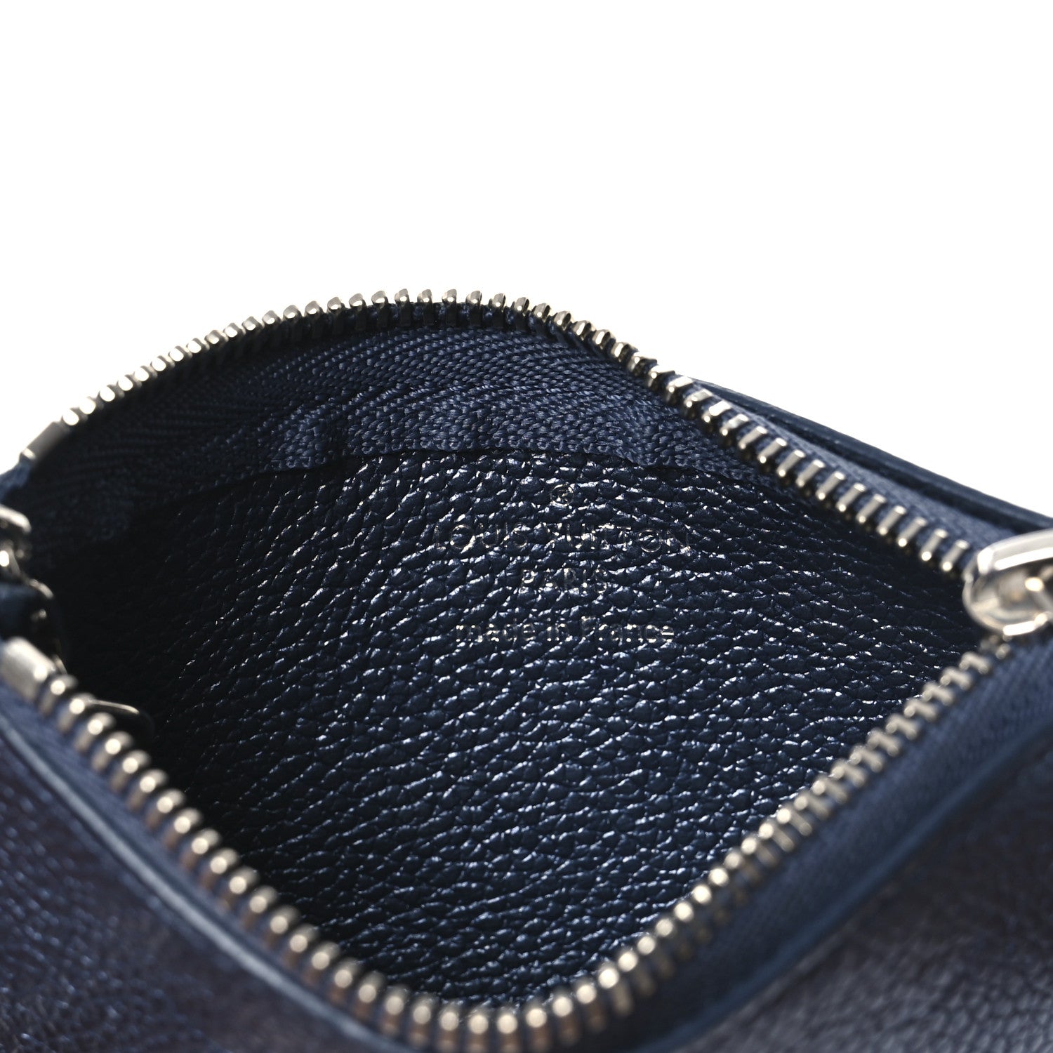 Louis Vuitton Metallic Empreinte Monogram Giant Key Pouch Navy Nacre 6 of 7