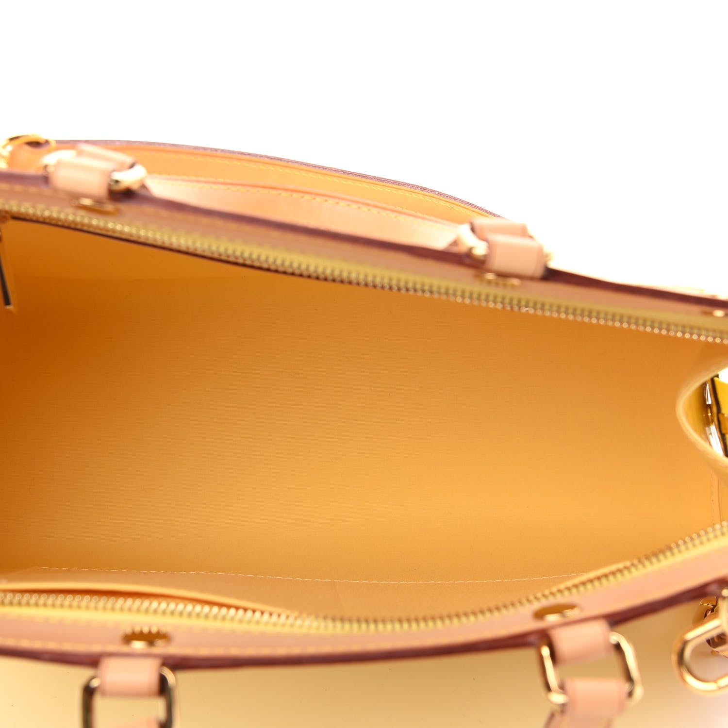 Louis Vuitton Vernis Brea MM Citrine 5 of 9