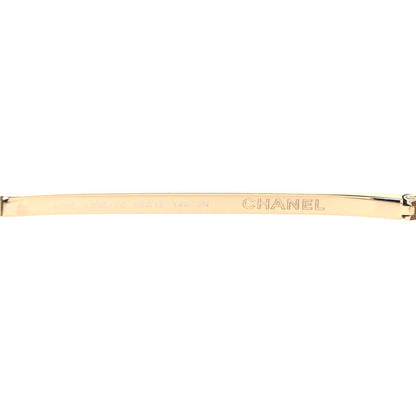 Chanel Round Spring Sunglasses 4206 Black Gold 5 of 8