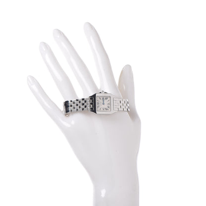 Cartier Stainless Steel 20mm Santos Demoiselle Quartz Watch 2 of 9