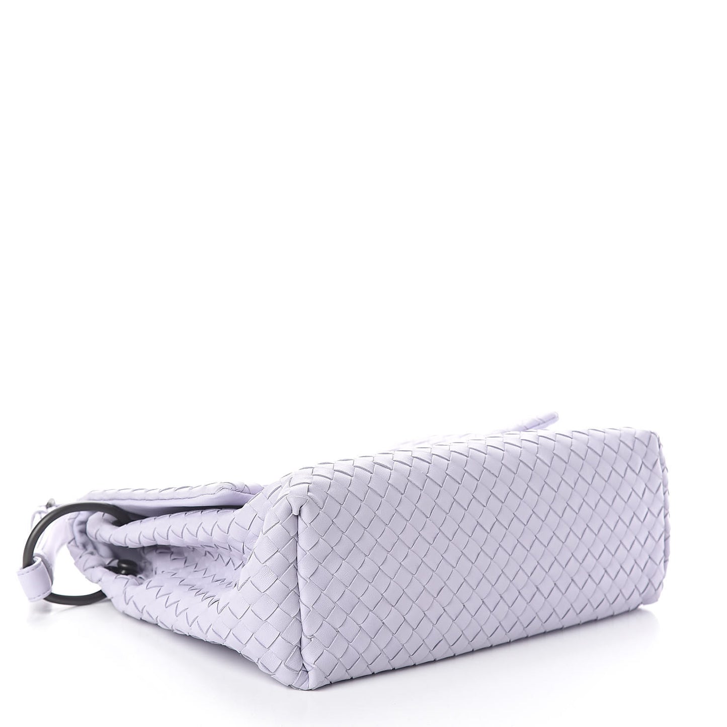 Nappa Intrecciato Flap Shoulder Bag Oyster Lilac
