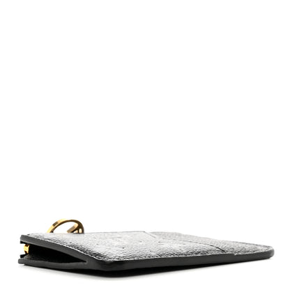 Louis Vuitton Empreinte Monogram Zipped Romy Card Holder Black 4 of 6