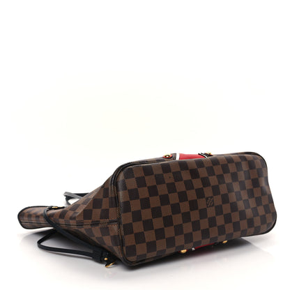Louis Vuitton Damier Ebene Karakoram Neverfull MM 4 of 13