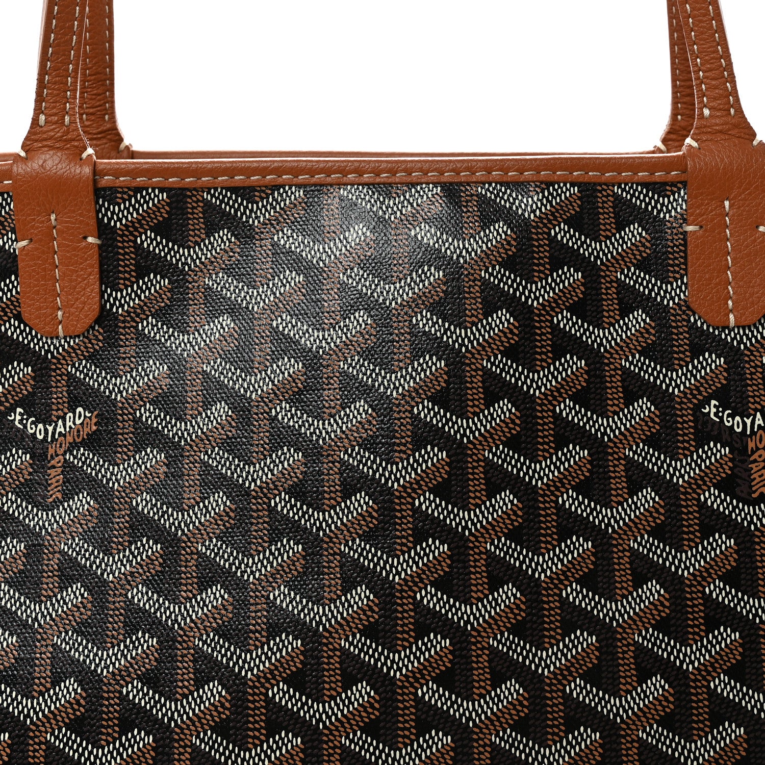 Goyard Goyardine Artois MM Black Gold 7 of 9