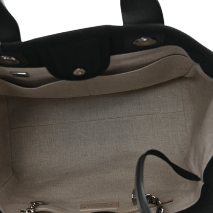 Chanel Mixed Fibers Small Deauville Tote Black 6 of 12