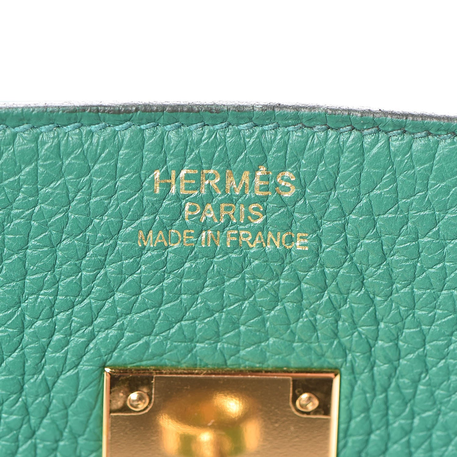 Hermes Taurillon Clemence Birkin 35 Vert Vertigo 8 of 35