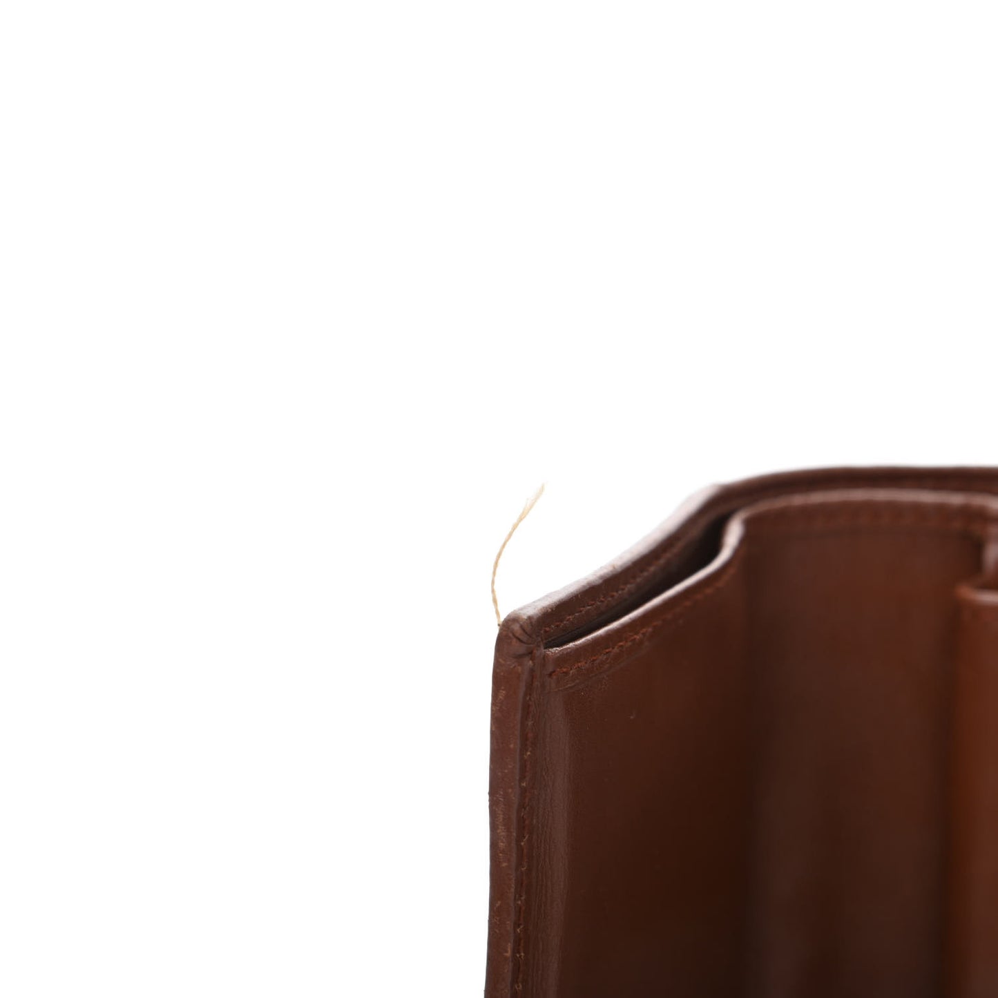 Monogram Clip Trifold Wallet Brown