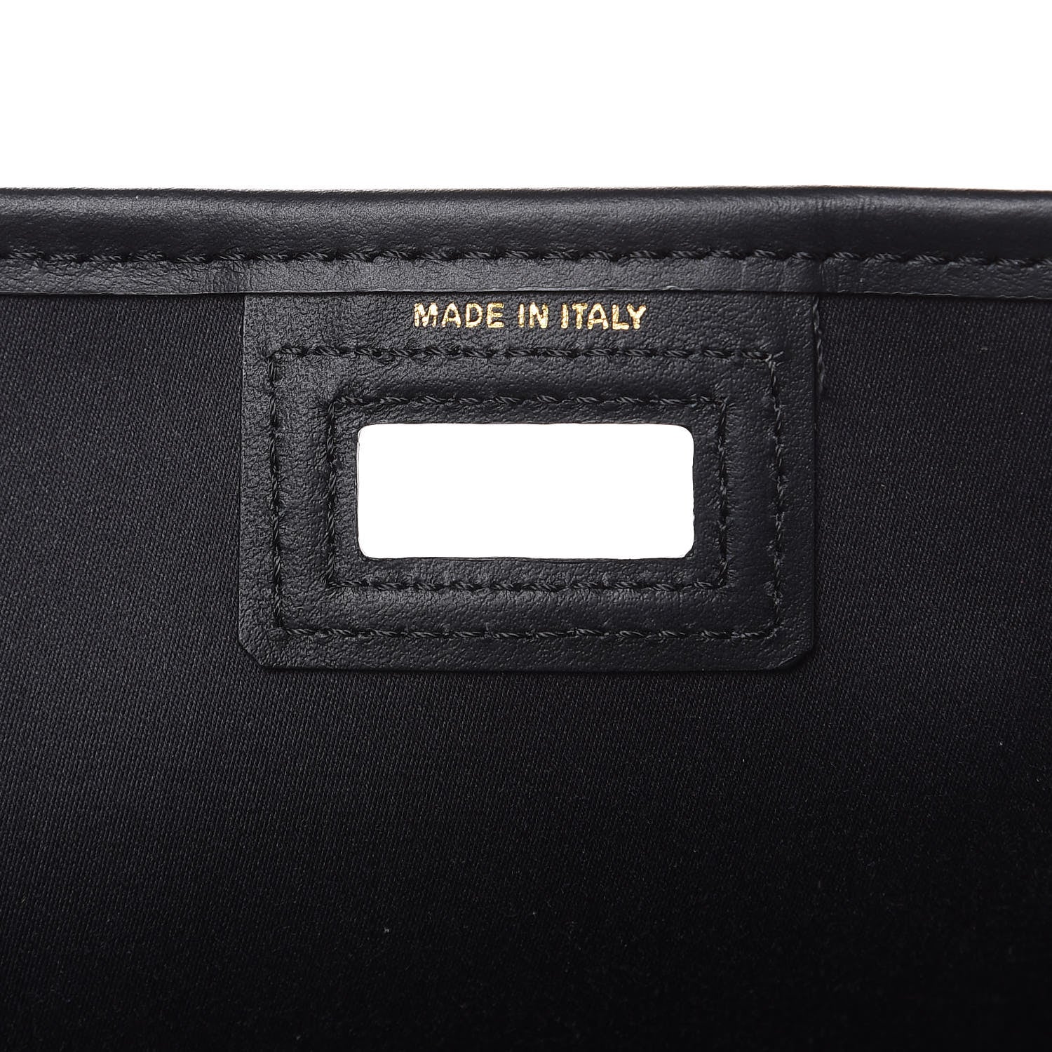 Fendi Glazed Fabric Vitello Century FF 1974 Stamp Patch Mini Peekaboo Defender Cover Mogano Panna Black 6 of 9