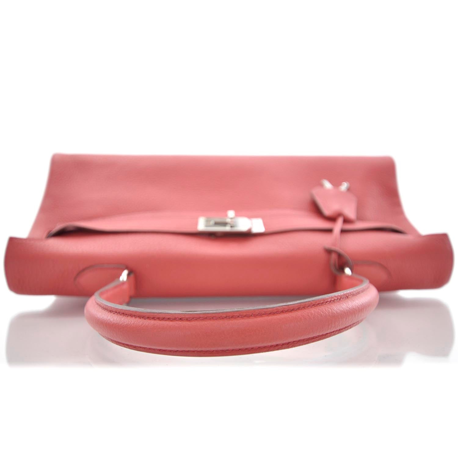Hermes Clemence Shoulder Kelly 40 Bougainvillea 5 of 9
