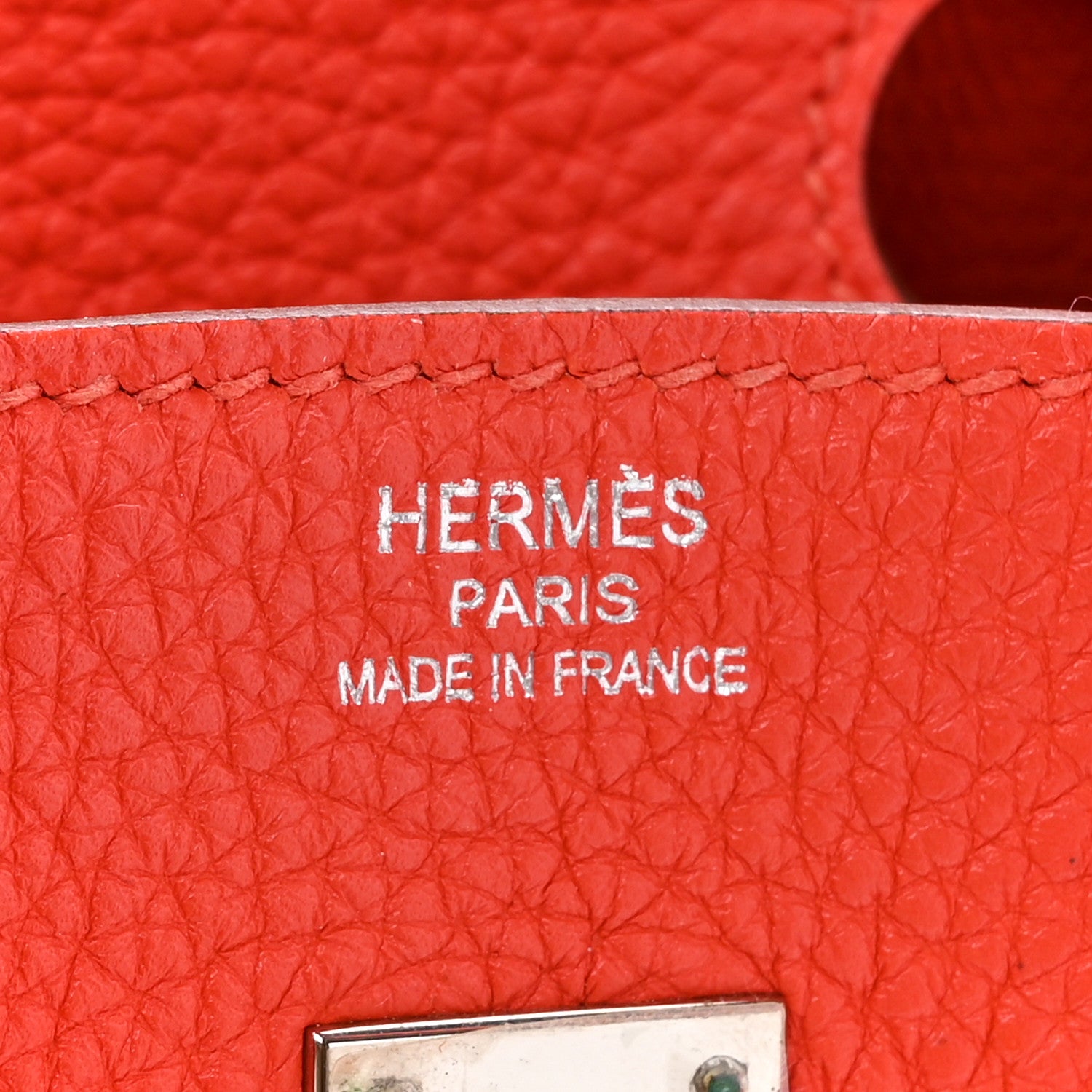Hermes Togo Birkin 25 Capucine 6 of 17