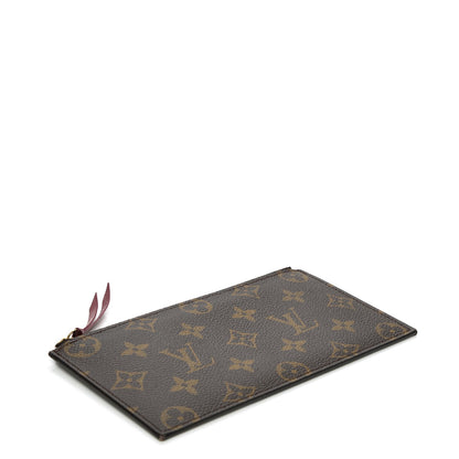 Louis Vuitton Monogram Felicie Chain Wallet Zippered Insert 4 of 6