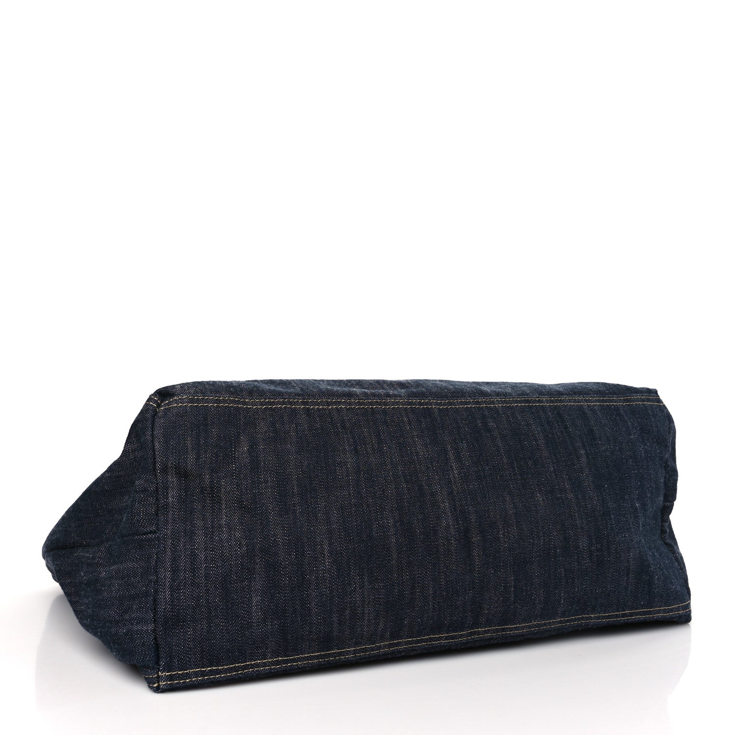 Chanel Denim XL Coco Cabas Tote Blue 5 of 10