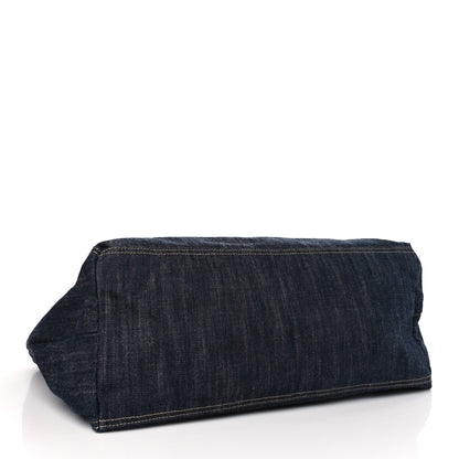 Chanel Denim XL Coco Cabas Tote Blue 5 of 10
