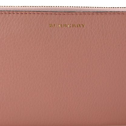 Burberry Grainy Calfskin Zip Around Wallet Pink 10 of 14