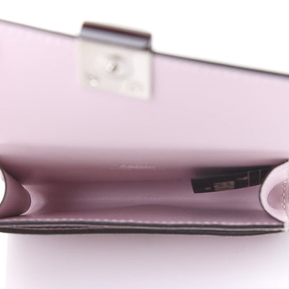 Fendi Vitello Liberty Studded Fold Over Card Holder Peonia 5 of 10