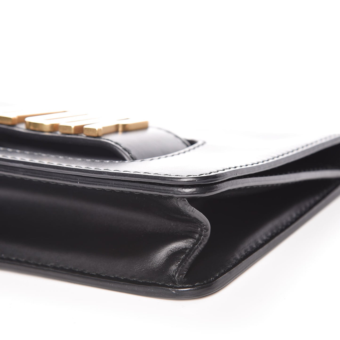 Smooth Calfskin Dio(r)evolution Flap Clutch Black