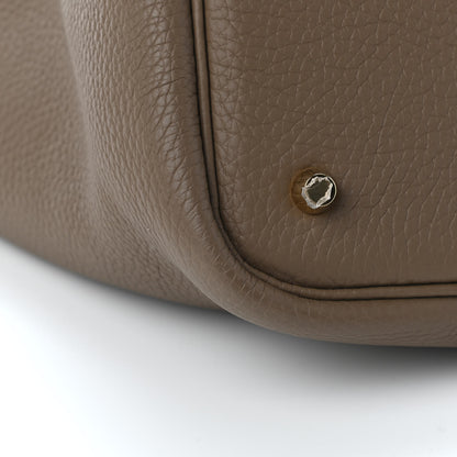 Hermes Taurillon Clemence Picotin Lock 22 MM Etoupe 9 of 11