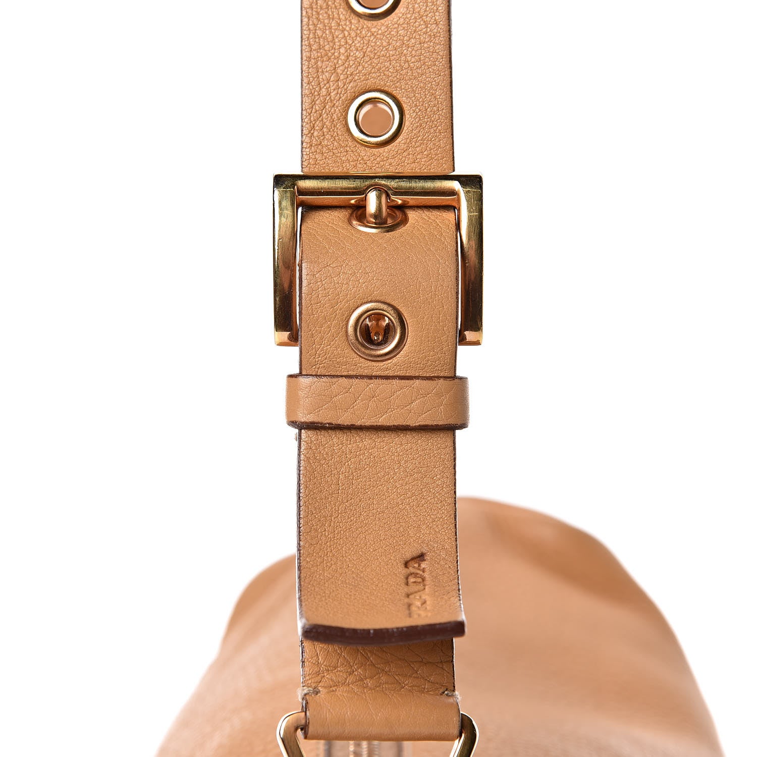 Prada Vitello Daino Shoulder Bag Sabbia 13 of 17