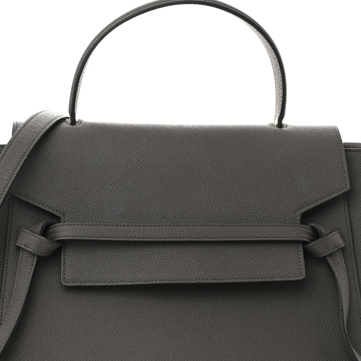 Celine Grained Calfskin Mini Belt Bag Grey 8 of 13