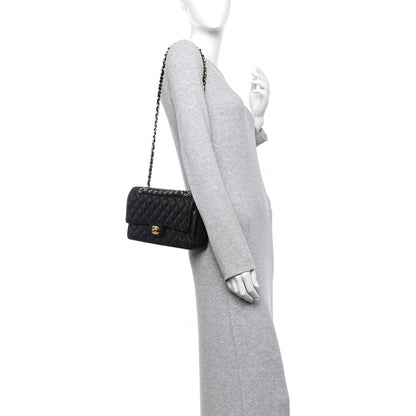 Chanel Caviar Quilted Medium Double Flap Black 2 of 11