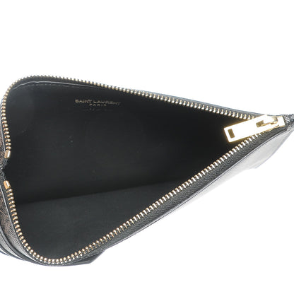 Saint Laurent Classic Toile Monogram 4 Fragments Zip Pouch Black 5 of 8