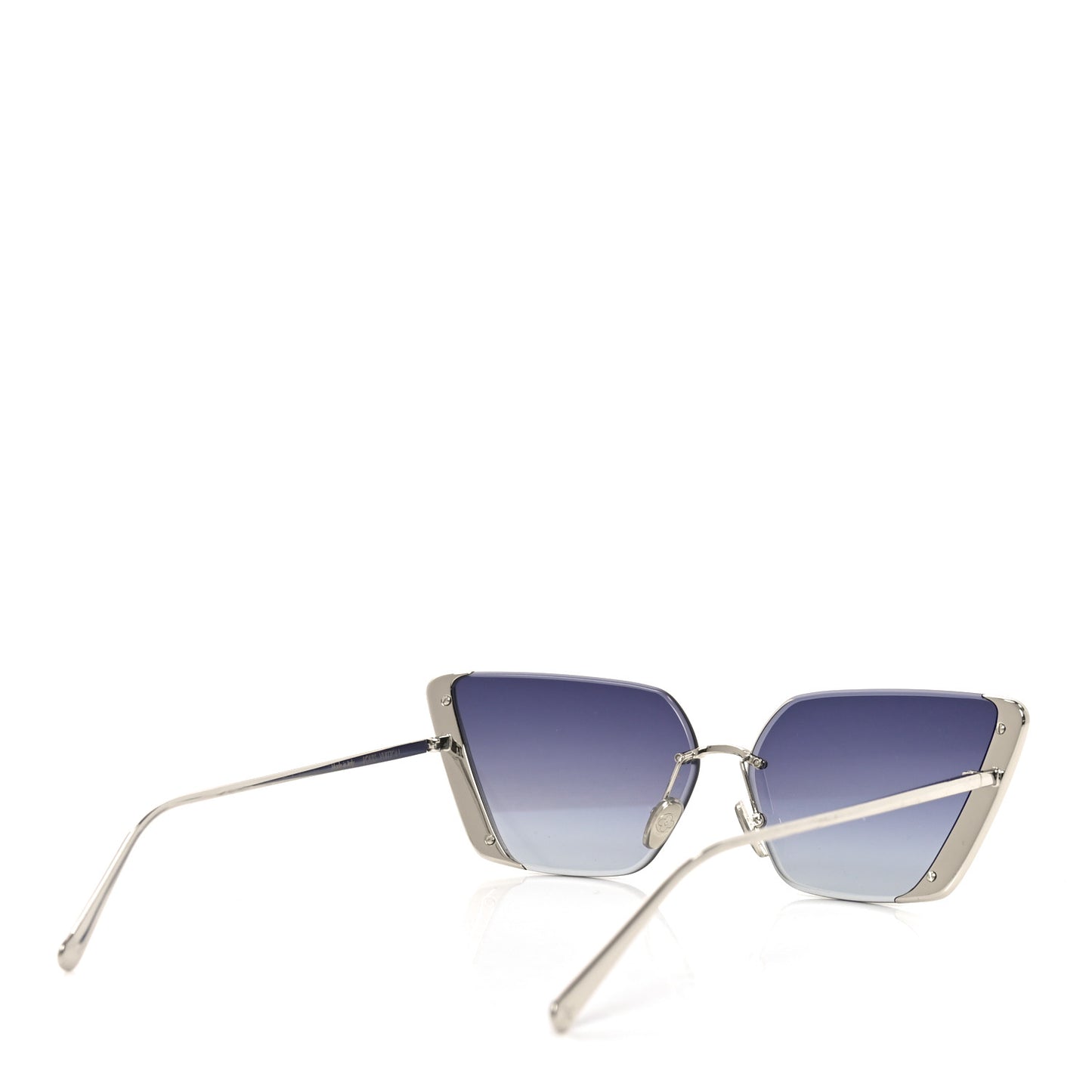 Metal LV Moon Cat Eye Sunglasses Z2173U Silver