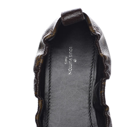 Louis Vuitton Monogram Flirty Ballet Flats 38.5 Gold 7 of 9