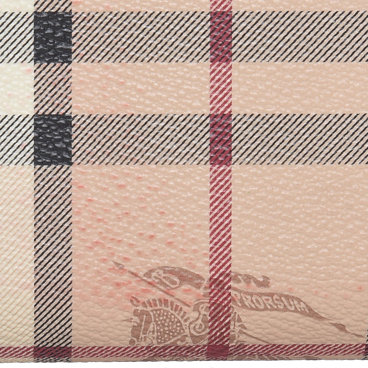 Burberry Haymarket Check Large Ziggy Zip Around Wallet Chocolate 11 of 11