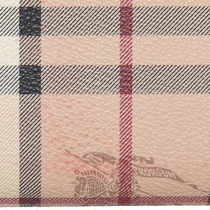 Burberry Haymarket Check Large Ziggy Zip Around Wallet Chocolate 11 of 11