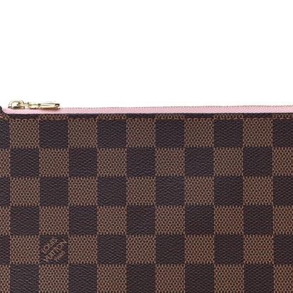 Louis Vuitton Damier Ebene Neverfull MM GM Pochette Rose Ballerine 7 of 9