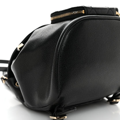 Chanel Caviar Quilted Mini Business Affinity Backpack Black 9 of 10