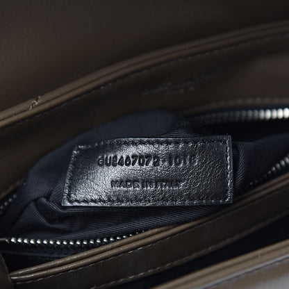 Saint Laurent Calfskin Y Quilted Monogram Toy Loulou Crossbody Bag Faggio 7 of 10