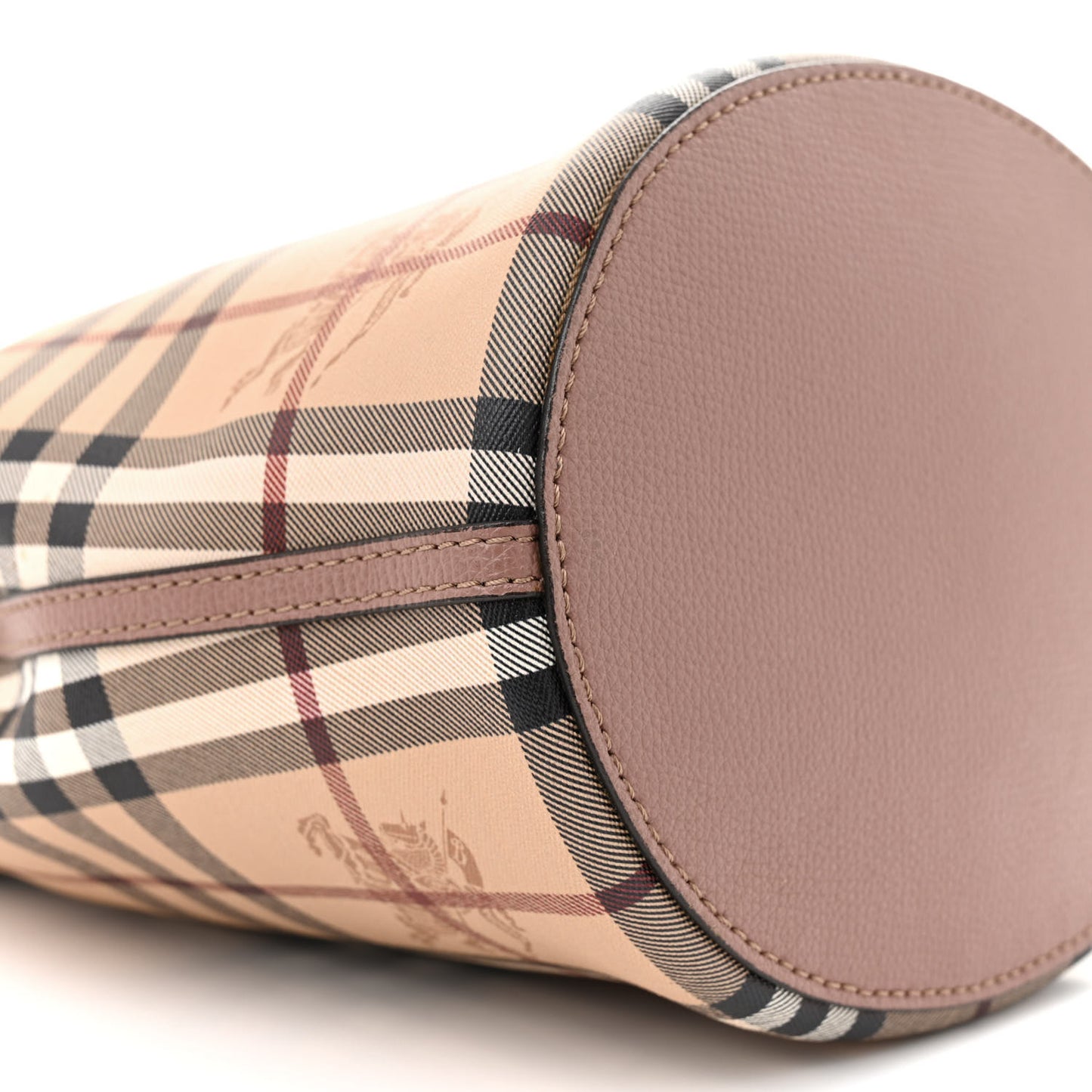 Haymarket Check Colours Small Lorne Bucket Crossbody Elderberry