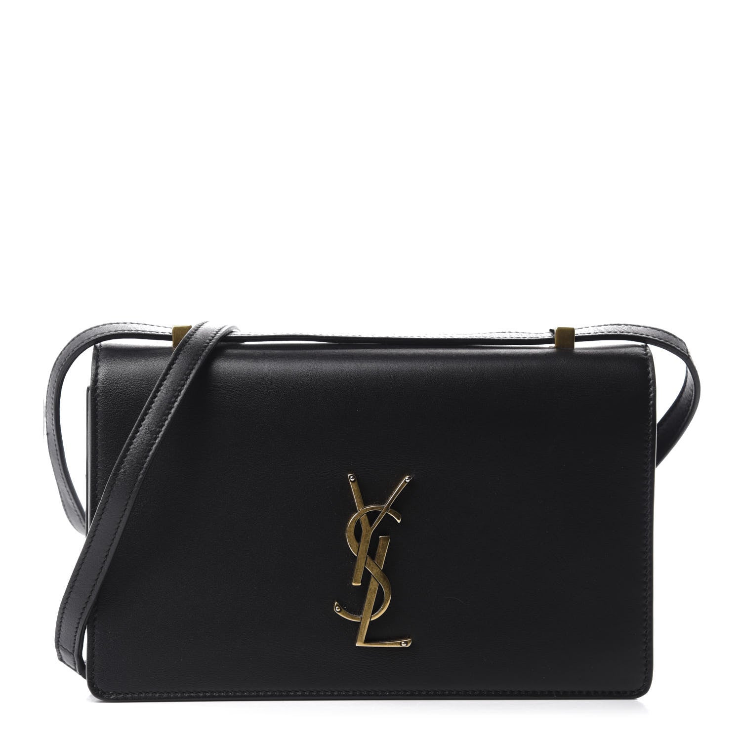 Saint Laurent Calfskin Monogram Small Dylan Shoulder Bag Black 1 of 11