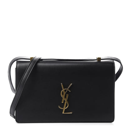 Saint Laurent Calfskin Monogram Small Dylan Shoulder Bag Black 1 of 11