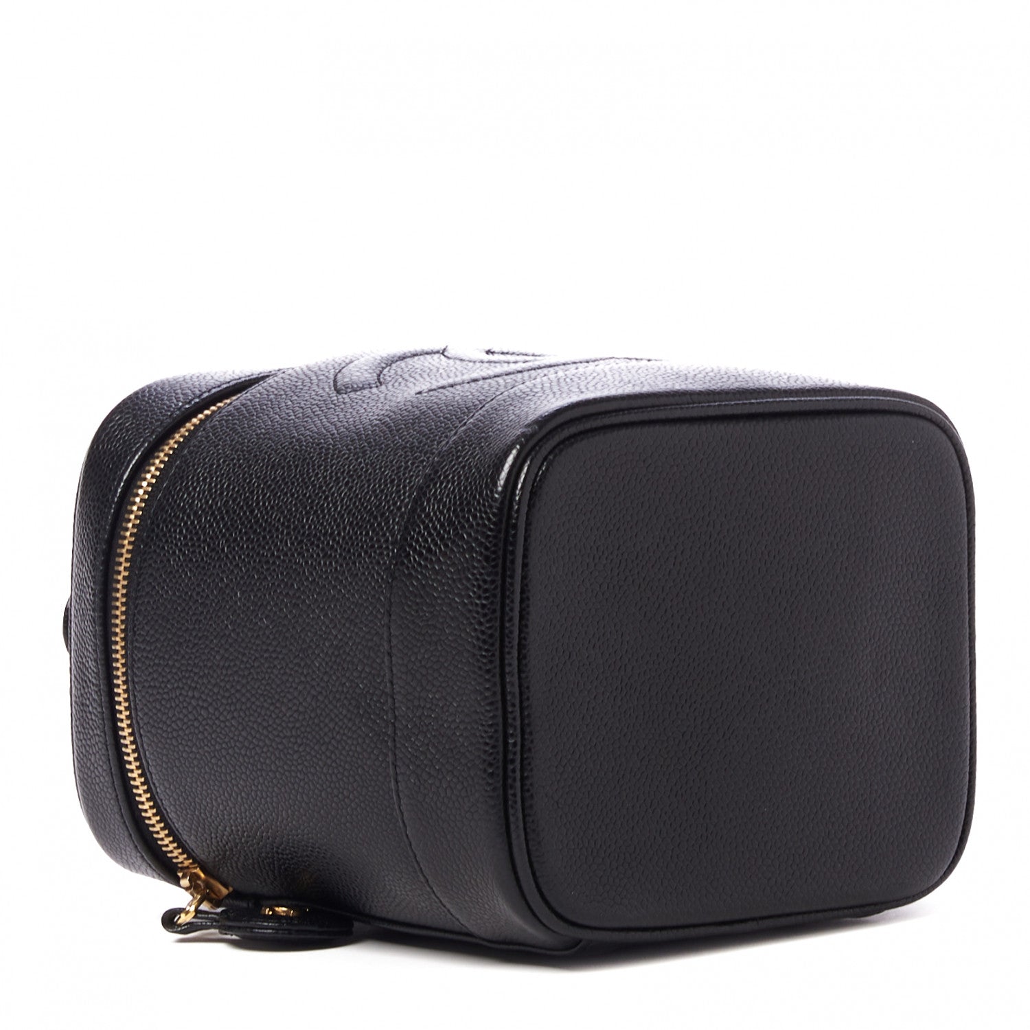 Chanel Caviar Vanity Cosmetic Case Black 3 of 9