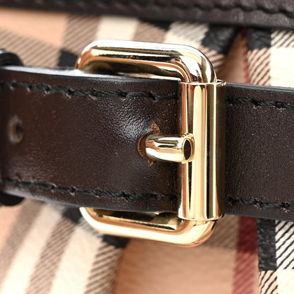 Burberry Haymarket Check Smithfield Clutch Chocolate 11 of 12