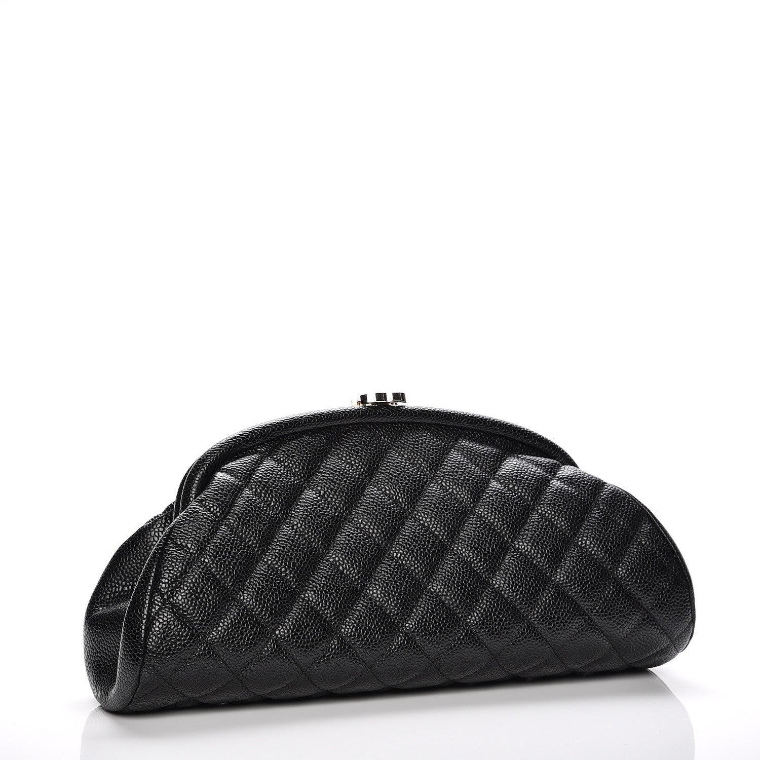 Chanel Caviar Quilted Timeless Clutch Black 3 of 7