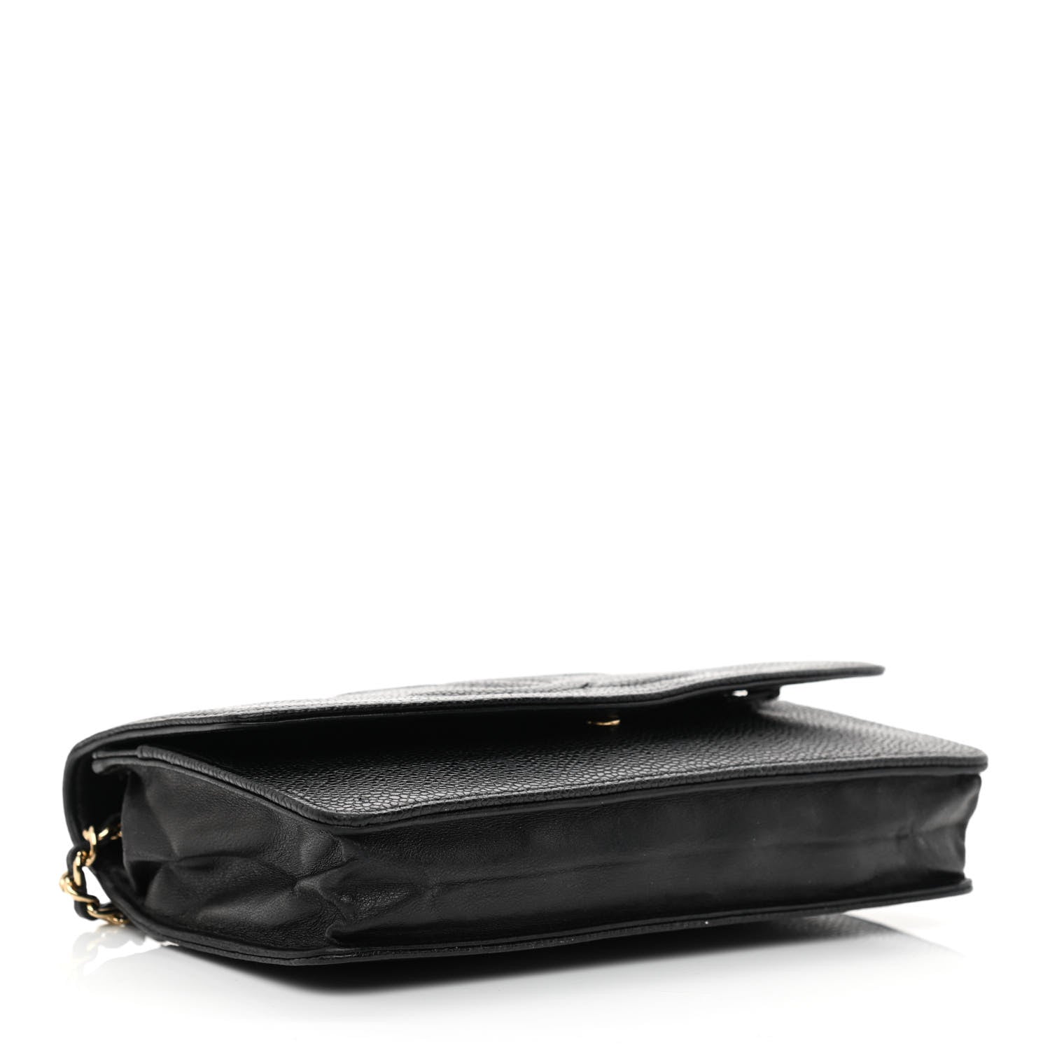 Chanel Caviar Timeless CC Wallet On Chain WOC Black 4 of 14