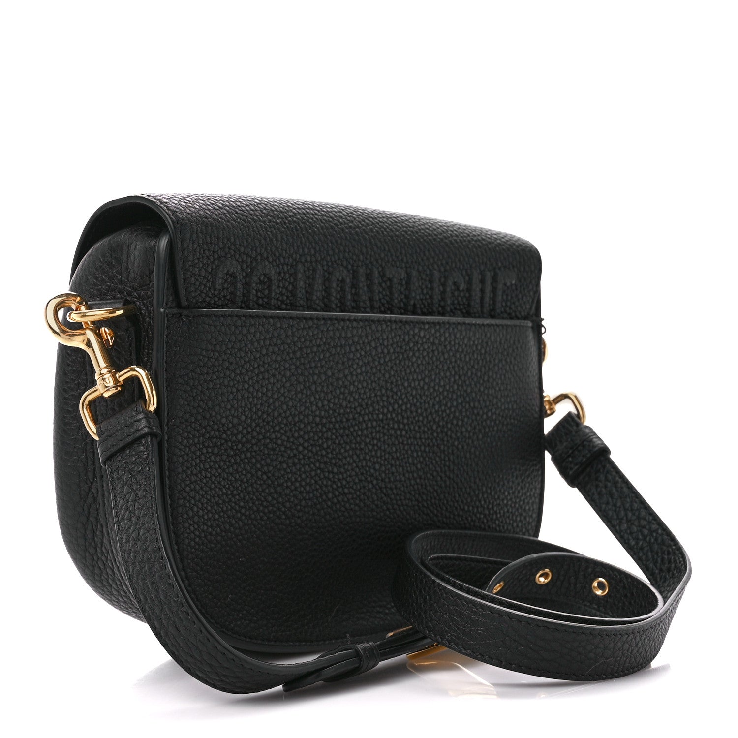 Christian Dior Grained Calfskin Medium Bobby Flap Black 3 of 9