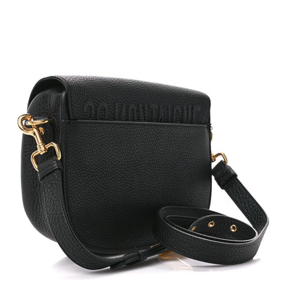 Christian Dior Grained Calfskin Medium Bobby Flap Black 3 of 9