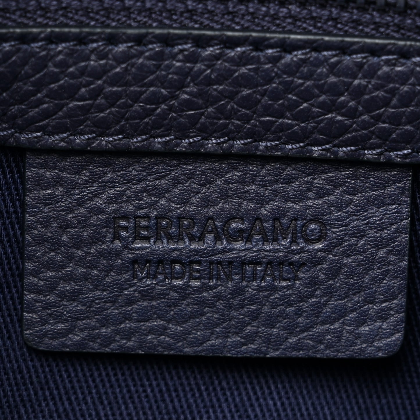 Monogram Denim Crossbody Bag Blue
